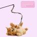 JJYPET Cat Wand Toys - Colorful Interactive Kittens Teaser Wand String for Indoor Cats - 3PCS - Buy Online on SooperMarket.com