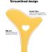 Eyeliner Stencil Reusable Silicone Eyeliner Professional Mascara Drawing Aid Makeup Application Tool For Makeup Artists(Yellow) - Buy Online on SooperMarket.com
