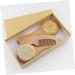 Organic Bamboo Baby Hairbrush Set for Natural Hair Care - Wooden Comb and Soft Wool Bristles for Infant Scalp and Toddler Bathing Essentials - Buy Online on SooperMarket.com