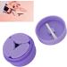 Travel Silicone Makeup Containers Trinkets Pills Silicone Cream Jars with Spoon Leakproof Portable for Outdoor (Purple) - Buy Online on SooperMarket.com