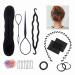 Topdirect 31.5 inch Synthetic Hair Wig Training Head - DIY Hairstyle Set with Holder in Rose Red - Perfect for Hairdressers - Buy Online on SooperMarket.com