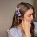 10 Pairs Tassel Butterflies Hair Clip Blue Pink Butterflies Hairpin Double Layer Fabric Butterfly Clips Flower Fairy Crown Flower Fairy Accessories for Beautiful Girls - Buy Online on SooperMarket.com