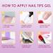 Nail Tips Glue Gel Pcs Melous Solid Gel Nail Glue for Acrylic Nail Tips Press on Nails Long Lasting U V Glue Gel for Nail Extension A0-2 Pcs Nail Tip Glue - Buy Online on SooperMarket.com