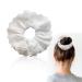 JEKUGOT Large White Lace Scrunchies for Women - Soft Elastic Hair Bands Thick Hair Ties Bobbles Ponytail Holders - Lolita Bulk Scrunchie Accessories for Ladies & Girls