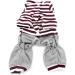 Ranphy Small Dog Stripe Jumpsuit Pajamas - Comfy Cotton Pet Clothes for Boys - Size XXL - Buy Online on SooperMarket.com