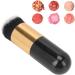 Verdant Touch Foundation Makeup Brush Foundation Makeup Brush Professional Liquid Blending Powder Blush Cosmetic Brush Portable Daily Makeup Black Gold - Buy Online on SooperMarket.com