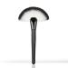 SKYPIA Single Large Fan Facial Makeup Brush Professional Highlighting Brush Blush Bronzer Cheekbones Brush, Face Makeup Brush Powder and Dense Soft Foundation Make Up Tool, Black