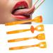 4pcs Lip Tongue Muscle Trainer - Mouth Rehabilitation & Recovery Device (Large Orange) | Improve Oral Health & Fitness - Buy Online on SooperMarket.com