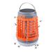 Electric Mosquito Killer Lamp Mosquito Lamp Mosquito Zapper Electric Fly Killer Electric Fly Zapper Household Use Indoor Outdoor Mosquito Trap Portable(Color:Orange)