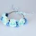 Artificial Hair Bands - Blue Simulation Rose Headband for Party & Wedding Accessories (1 Piece) - Buy Online on SooperMarket.com
