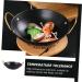 Alipis 1pc Pot Skillet with Lid Cooking Seafoodpot Eggs Frying Pan Double Ear Pan Dog Cookie Shapes Ramen Bowls Cast Iron Pan Mini Pan Camping Heating Pot Stainless Steel Black 30X25X9CM - Buy Online on SooperMarket.com