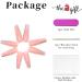 RUNRAYAY Pink French Fake Nails - Sequins Splicing Press On False Nails Kit for Women and Girls - Buy Online on SooperMarket.com
