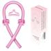 Satin Heatless Hair Curler Hair Rollers for Heatless Curls with Hair Claw Clip Soft Rubber Heatless Curling Rod Headband Heatless Curling Set for Sleep in Overnight (Pink)