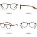 ZENOTTIC Vintage Round Glasses Frame | Retro Tortoise Nerd Glasses for Women & Men | Clear Lens No Prescription Needed - Buy Online on SooperMarket.com
