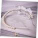 PLAFOPE Pearl Flower Headband Wedding Decor Pearl Headband Decorative Flower Headband Flower Head Band Wedding Hair Accessory Headband Ornament Head Band for Bride Exquisite Hair Band - Buy Online on SooperMarket.com
