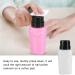 2PCs Nail Polish Remover Pump Dispenser - Portable Plastic Storage Bottle for Nail Art | Perfect Nail Tool - Buy Online on SooperMarket.com