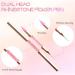 LLMSIX Rhinestones Picker Doting Pen Dual-Ended Wax Pencil Pen Rhinestone Picker Dotting Pen Rhinestones Applicator with Acrylic Handle for Gem Stone Jewelry Nail Art DIY Craft (Pink) - Buy Online on SooperMarket.com