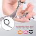 Professional Stainless Steel Dog & Cat Grooming Set - Round Tip Cups Scissors & Comb | 17x6.6x1.1 cm | International Shipping Available - Buy Online on SooperMarket.com