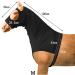 Leberna Lycra Stretch Horse Hood with Zip - Full Face Neck Cover in Navy | International Shipping Available - Buy Online on SooperMarket.com