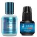 Extra Strong Evolution Eyelash Extension Glue + Gel Remover - Stacy Lash / 1-2 sec Drying time/Retention  8 Weeks/Maximum Bonding Power/Professional Use Only Black Adhesive/Gel Remover/ 15 ml