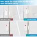 Window & Door Entry Sensor 2 PCS - Protection Compatible with YISEELE WiFi Home Security System (Work with YX-800) - Buy Online on SooperMarket.com