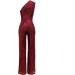 WILLBEST Womens Linen Sleeveless Jumpsuit Dungarees Casual Elastic Waist Adjustable Spaghetti Strap Straight Pants Jumper with Pockets 2137-oyvsw-red-f S - Buy Online on SooperMarket.com