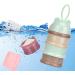 Stackable Baby Formula Dispenser with 4 Twist Lock Compartments - Light Purple - Buy Online on SooperMarket.com