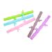 Colorful Baby Teething Tubes & Toys | Food Grade Silicone | Massage Gums | Includes Baby Brush - Buy Online on SooperMarket.com