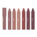 Ownest 6 Colors Matte Crayon Lipstick,Matte Velvet Lipstick Makeup Smooth Lipstick Set Waterproof Long Lasting Moisturizing Lipstick Crayons for Women-Set B