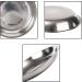 TOPZEA 10 Pack Stainless Steel Round Plates 9 Inch - Ideal for Camping, Outdoor Picnics, Hiking, and BBQ - Durable Dinner Plates for Home and Canteen Use - Buy Online on SooperMarket.com