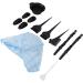 Hair Dyeing Tools Set DIY Hair Coloring Bowl Dyeing Hat Dyeing Brush Duck Billed Hair Clips Professional Salon Hair Coloring Kit - Buy Online on SooperMarket.com