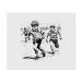 x "Kids Playing Rugby" Microfiber Cleaning Cloths for Glasses (LC00023993)