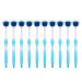 Silicone Tongue Brush Long Handle 10 Pcs for Adults - Blue | Effective Tongue Cleaner - Buy Online on SooperMarket.com
