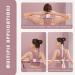 Posture Corrector Yoga Sticks - Retractable Humpback Correction Tool in Pink with Storage Bag - Buy Online on SooperMarket.com