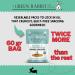 The Green Rabbit Gluten Free Roasted Chickpeas Sea Salt & Apple Cider Vinegar - Healthy Snacks High Plant-Based Protein & Fibre - Low Fat Sugar & Calories - Vegetarian & Vegan Friendly - 6x 60g - Buy Online on SooperMarket.com
