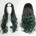 GJBXP Harajuku Fashion Long Wavy Curly Fluffy U-Shaped Wigs Heat Resistant Synthetic Fiber Ombre Mixed Dark Roots Hair for Girls 28inches/ 70cm M K