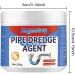 Powerful Pipe Dredge Agent Pipe Dredge Deodorant Sink Drain Cleaner Toilet Pipe Dredging Agent Kitchen Dredging Deodorant Clogged Channel Agent 200g (1pc) - Buy Online on SooperMarket.com