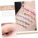 NOLITOY 6pcs Eyeliner Pencil White Eye Liner Pencils Eye Makeup Liquid Eyeliner No Smudge Miss Abs - Buy Online on SooperMarket.com
