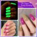 Mobray Dip Powder Nail Kit Starter Set - 8 Colors with Classic Nude, Glitter, and Glow in the Dark Shades - DIY Nail Art Manicure for Beginners - Buy Online on SooperMarket.com