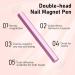 MIZHSE Nail Magnet Tool | Double-Head Cat Eye Magnet Pen | Hexagonal Design for Nail Art | Professional & DIY Nail Salon Tools - Buy Online on SooperMarket.com