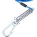TOPWAY Dog Tie Out Cable and Stake 10m/33ft Dog Leash with Shock Absorbing Spring 42cm Spiral Ground Spike Stake Dog Chain for Yard Outdoor Camping Blue + Red - Buy Online on SooperMarket.com
