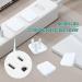40 Pack White Square Socket Child Safety Plug Covers for Outlets - Hidden Handle for Kids Toddler Protection - Buy Online on SooperMarket.com