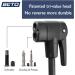 Beto Portable Bike Pump with Gauge - 160 PSI, Presta/Schrader/Dunlop Valve Compatible - Buy Online on SooperMarket.com