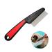 Cat ridge stainless steel gentle scalp care cat brush stable durable lice comb dog comb suitable for cleaning CAT and DOG LICE TANGLES FLEA and other dirt black color flea comb