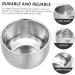 Beaupretty 3ST Professional Shaving Foam Cups - Double-Walled Stainless Steel Beard Kit for Men | International Shipping Available - Buy Online on SooperMarket.com