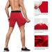 WRAGCFM Men's Compression Shorts with Pockets - Red, Medium | Running, Workout, Active Underwear - Buy Online on SooperMarket.com
