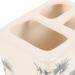 Buy Cabilock Ceramic Toothbrush Holder - Versatile Bathroom Accessory for Washbasins | American Style Toothpaste Storage - Buy Online on SooperMarket.com