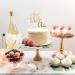 Glitter Double Sided Gold Gender Reveal Cake Topper - Boy or Girl Baby Party Decor - Buy Online on SooperMarket.com