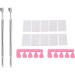 Cuticle Pusher Remover and Cutter Cuticle Pusher Set Dead Skin Removal Nail Manicure Tool Kit Stainless Steel Finger Divider with Sponge and Sand for Home Nail Salon - Buy Online on SooperMarket.com