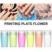 Buy Cacacook Nail Stamp Transparent Silicone Nail Art Stamper with Lid & Scraper for DIY Nail Decor Pink International Shipping Available! - Buy Online on SooperMarket.com
